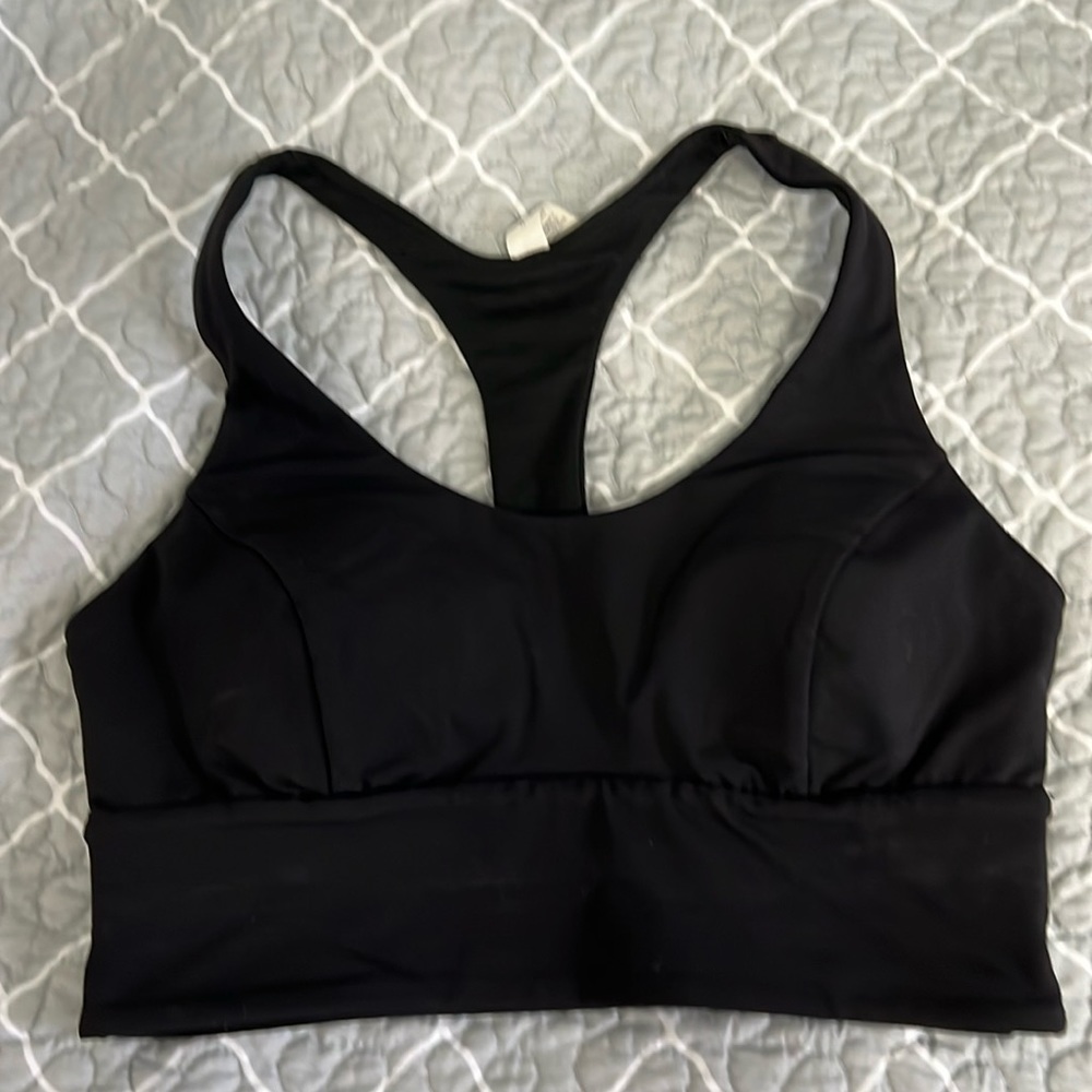 Lululemon black sports bra size 6